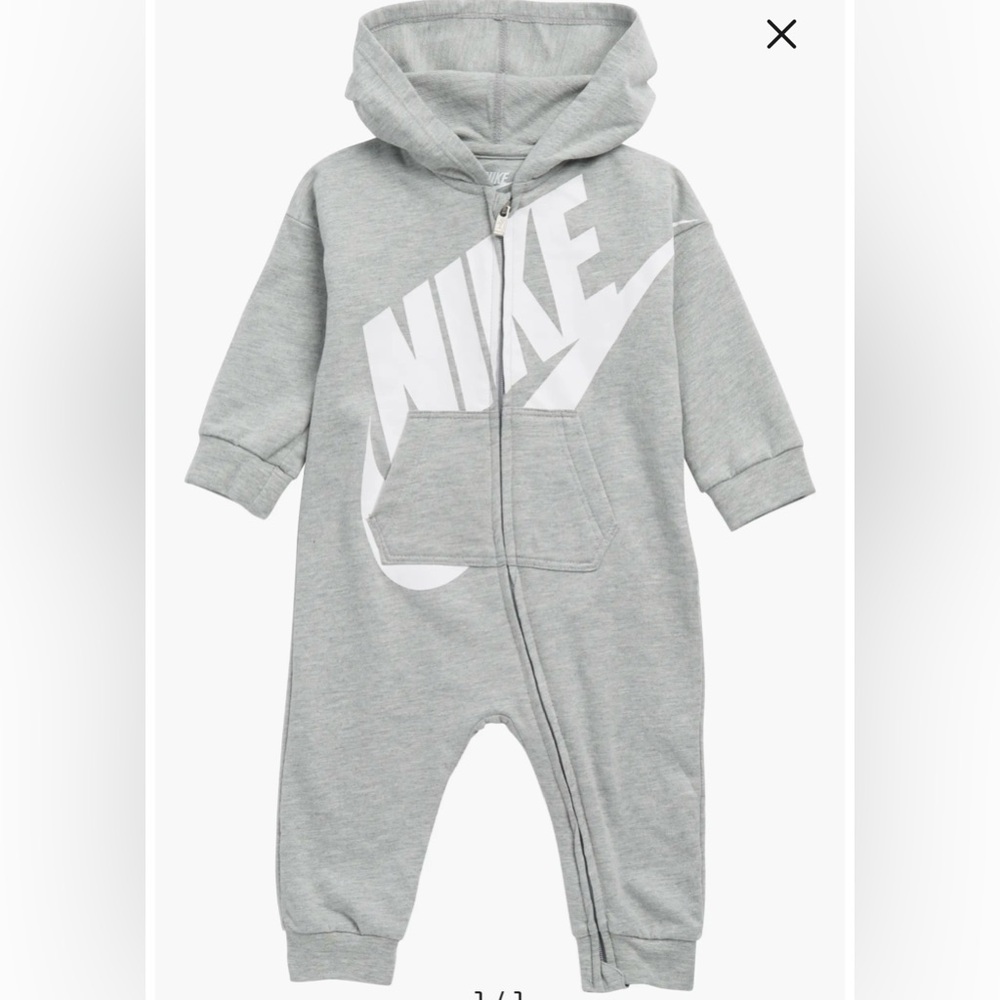 Nike All Day Play Hooded Romper-NWT